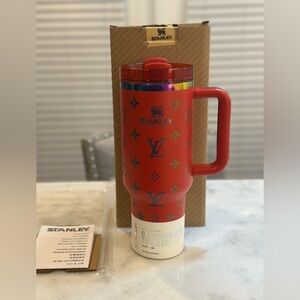 Stanley Louis Vuitton Unique Collaboration 40oz Red Tumbler